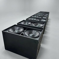 SUB 9006 Active 2x18 "3600W Line Array Cabinet professionnel en néodyme Big Bass Dual 18" Subwoofer 8 Ohm