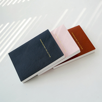 Vente flash : Agenda Sanzen Tomoe River A5, couverture souple en cuir PU, avec carnets personnalisés pour cadeau