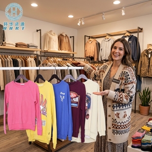 <span class=keywords><strong>Sweat</strong></span>-shirts à col rond d'occasion en gros, directement d'usine, <span class=keywords><strong>pas</strong></span> chers, lots de vêtements de seconde main de grade B pour hommes et femmes, pulls mixtes en vrac - Product Image 1