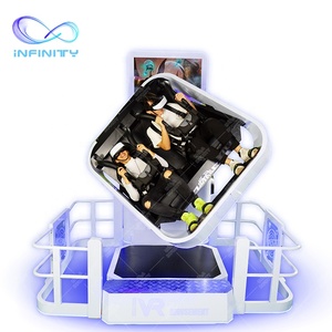 Nouveau simulateur de vol en réalité virtuelle 9D <span class=keywords><strong>Vr360</strong></span>, Double sièges, montagnes russes, Machine à mouvement rotatif, équipement de parc d'attractions - Product Image 2