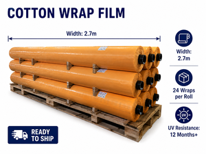 Película para recolector de algodón JDeere CP690 CP770, rollo de película de 2.7m para embalaje de fardos de algodón, Sudamérica - Product Image 2