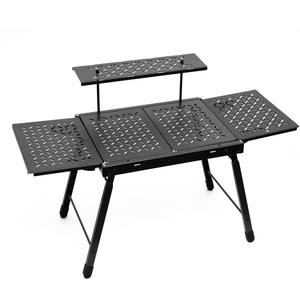 <span class=keywords><strong>Table</strong></span> de <span class=keywords><strong>camping</strong></span> pliante Igt <span class=keywords><strong>Table</strong></span> combinée en alliage d'aluminium <span class=keywords><strong>Table</strong></span> de gril pliable pour l'alpinisme de plage en plein air - Product Image 3