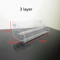Présentoir de bureau Transparent en acrylique à 2 /5/7 couches, présentoir en acrylique en forme d'échelle de comptoir pour magasin de lunettes de soleil