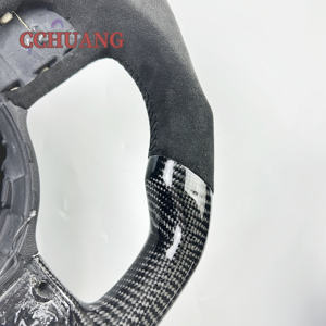 Volante de fibra de carbono Real personalizado para 2015 2016 <span class=keywords><strong>2017</strong></span> 2018 <span class=keywords><strong>Audi</strong></span> R8 <span class=keywords><strong>TT</strong></span> <span class=keywords><strong>Interior</strong></span> de coche de fibra de carbono - Product Image 5