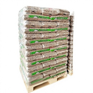 Briquettes de bois en sacs de 15 kg pour système de chauffage, emballées sur palette, combustible écologique. Achetez des briquettes de bois à faible teneur en cendres, écologiques. - Product Image 1