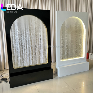 LEDA Wedding Wrought Iron Welcome <b>Stand</b> Rgb Water Flow Background Ornament Banquet Party Venue Decoration Props Custom Wholesale - Product Image 6