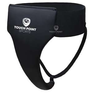 Protector de algodón para Taekwondo, logo personalizado, color blanco, kyokushin kai groin - Product Image 2