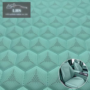 <span class=keywords><strong>Tela</strong></span> de Alta Gama para Asientos de Auto, Ecológica, de PU, 10mm de Grosor, Acolchada, Perforada, con Acabado de Microfibra de Alta Densidad - Product Image 1