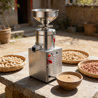 Petit moulin à beurre de cacahuètes/machine commerciale pour pâte de noix et de sésame pour l'industrie de la restauration domestique