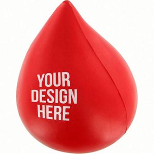 Custom Logo Droplet Pu Stress Relievers Stress Toy Stress <b>Ball</b> - Product Image 3