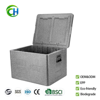 Boîte de transport alimentaire biodégradable de grande capacité 90L en EPP, boîte isolante en mousse EPP recyclée et protectrice