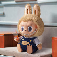 POPMART LABUBU 38cm Mignon MOKOKO Peluche en Vinyle Monstres Time to Chill Series - Jouet Créatif Unique Grand Format Cadeau Adorable