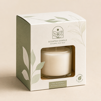 Boîte d'emballage personnalisée pour bougies avec logo mat pour diffuseur à bâtonnets en verre, cadeau de luxe, vente au détail et en gros