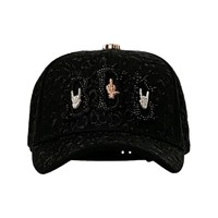 Nueva Llegada Barbas G5 Gorras Estilo Y2K Deportivas con Bordado Metálico, Gorra de Béisbol con Pedrería y Logotipo de Estrella y Cruz 77, ¡Gran Venta!