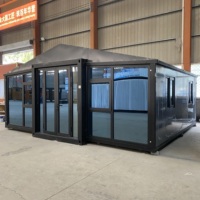 Maison conteneur mobile de luxe préfabriquée et extensible, économique, 40Ft 20Ft 30Ft, 2 3 4 5 chambres, Villa préfabriquée, Maison portable