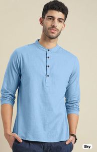 Tradition Short Kurta pour chaque fonction et célébration Aussi Casual Wear Accessible à un prix raisonnable - Product Image 5