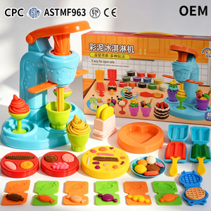 Ensemble <span class=keywords><strong>de</strong></span> pâte à <span class=keywords><strong>modeler</strong></span> pour crème glacée, 45 pièces, kit <span class=keywords><strong>de</strong></span> pâte à <span class=keywords><strong>modeler</strong></span> pour enfants, jouet <span class=keywords><strong>de</strong></span> cuisine DIY pour garçons et filles <span class=keywords><strong>de</strong></span> 3 ans et plus - Product Image 1