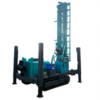 Plateforme de forage de puits d'eau sur chenilles diesel personnalisable avec moteur, profondeur 300m, utilisation facile, prix compétitif