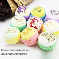 Bombe de bain au beurre de karité en gros, bombe de bain à bulles dorée avec gâteau fondant, cadeau de beauté et de soins personnels