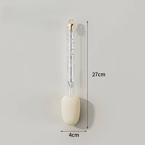 Brosse <span class=keywords><strong>de</strong></span> nettoyage <span class=keywords><strong>de</strong></span> luxe multifonctionnelle à long manche éponge transparente en plastique avec paille intégrée pour couvercle <span class=keywords><strong>de</strong></span> tasse <span class=keywords><strong>de</strong></span> paille - Product Image 2