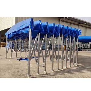 Auvent temporaire amovible coulissant en tissu PVC pour parking de voitures, garage, abri de voiture - Product Image 6