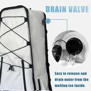 Buffalo Gear 36" 93L PVC Tarpaulin Heat Insulated Leakproof Waterproof <b>Fish</b> <b>Cooler</b> <b>Bag</b> for Kayak Use - Product Image 4