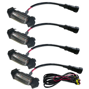 Luces de circulación diurna amarillas para automóviles, camionetas, furgonetas y vehículos todoterreno; luces de circulación diurna; luces decorativas; o - Product Image 5