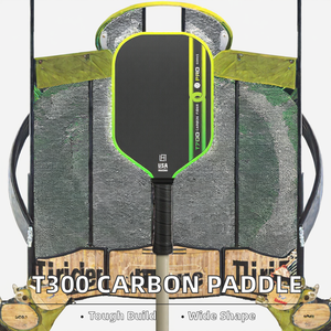 ไม้พายพิคเคิลบอลคุณภาพดีที่สุด รุ่น <span class=keywords><strong>Newday</strong></span> T300 ผลิตจากคาร์บอนไฟเบอร์แบบ Cold Pressed แท้ 40 รู ดีไซน์ทันสมัย สำหรับความบันเทิง ความหนา 16 มม. - Product Image 2