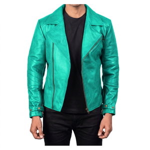 Chaqueta Bomber Unisex de Cuero PU Revestido al por Mayor, Estilo Formal, Impermeable, Fabricante OEM, Proveedor de Chaquetas Biker con Cremallera Frontal Personalizada - Product Image 4