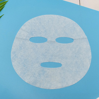Masque facial en tissu non tissé composite en coton ammoniacal, maille transparente douce et agréable pour la peau, anti-graisse, 50 g/m²