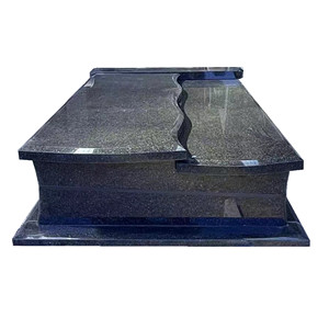 花崗岩のヨーロッパのモダンデザイン墓地の記念碑の墓石と墓石 - Product Image 4