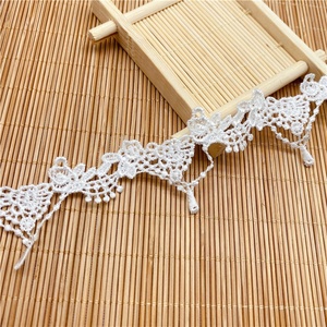 Pizzo Guipure Francese Monofacciale con Materiale in Poliestere, Ricamo Idrosolubile per Abiti da Sposa e Accessori per Abbigliamento - Product Image 4