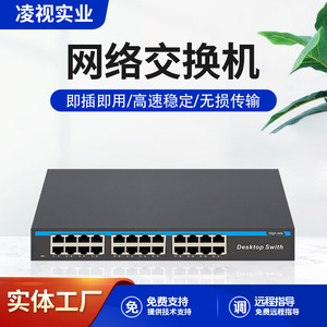 Desktop <b>Switch</b> 24 Port Gigabit Ethernet Metal Case Non PoE VLAN Support For Office <b>Network</b> - Product Image 5