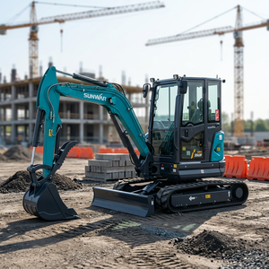 Mini Excavadora Compacta, Excavadora Híbrida Eléctrica con Cable de Corriente Alterna, 5 Toneladas, Alimentada por Batería, Ahorro de Energía, para Construcción y Agricultura - Product Image 2