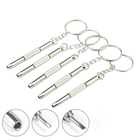 Kit de reparación de anteojos multifunción, juego de llavero de destornillador de microprecisión con piezas de anteojos de llavero