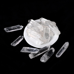 Bulk Großhandel Natural Crystal Point Rough Termin ated Clear <span class=keywords><strong>Quartz</strong></span> Point für die Inneneinrichtung - Product Image 5