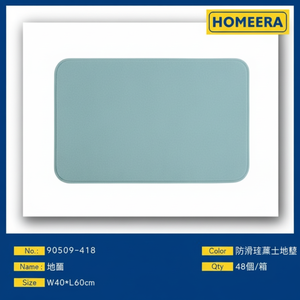 All'ingrosso 40x60cm Morandi blu finto Cashmere poliestere PVC tappetino zerbini - Product Image 1