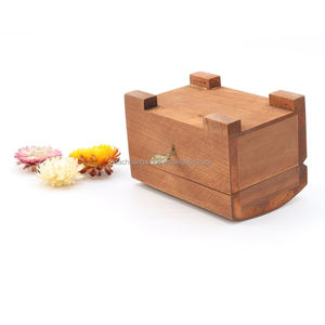 กล่องไม้ขนาดเล็กที่มีกุญแจในไม้โอ๊ค/ไม้สัก/กล่องไม้สี <span class=keywords><strong>Venge</strong></span> พร้อมกล่องล็อคของที่ระลึกกล่องเครื่องประดับไม้ - Product Image 5