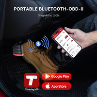 Actualización Gratuita de por Vida, Escáner THINKCAR Thinkdiag MINI OBD2, Herramienta de Diagnóstico Automotriz Bluetooth de Sistema Completo, Lector de Códigos OBD