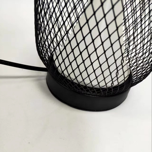 BIFANG Modern Style Iron Mesh Switch Control <strong>Lamp</strong> Cordless Bedside Dining Cafe Bar Industry Style <strong>Desk</strong> Lighting - Product Image 5
