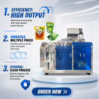 Machine d'emballage verticale automatique à vis sans fin pour poudre, sucre, boissons solides, sachets refermables, haute précision, qualité alimentaire