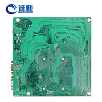 Stock complet de carte mère Mini ITX Intel 8e génération Celeron J4125 1LAN 6Com DDR4 2 * LVDS carte mère industrielle pour distributeur automatique