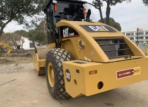 <b>Used</b> Caterpillar CS683E Single Drum Vibratory <b>Road</b> <b>Roller</b> 18.8 Ton Soil Compactor For Highway Construction - Product Image 3