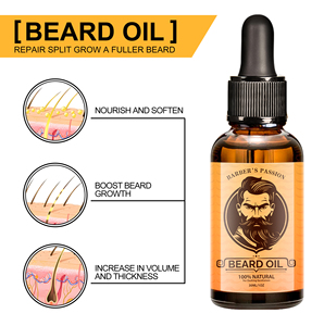 Olio per la Crescita di Capelli e Barba da Uomo Personalizzato per Ordini all'Ingrosso, per Idratare e Nutrire la Pelle, Prevenire Secchezza e Prurito - Product Image 5