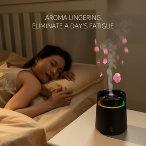 Cure <span class=keywords><strong>USB</strong></span>-C مع مصابيح ليد 7 ألوان ، ناشر هادئ للمنزل/المكتب ، مرطب محمول - Product Image 6