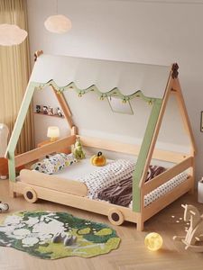 2025, <span class=keywords><strong>cama</strong></span> nido de madera maciza para niños y niñas con barandilla, <span class=keywords><strong>cama</strong></span> individual para bebés, camas para niños, <span class=keywords><strong>cama</strong></span> de madera para bebés, <span class=keywords><strong>cama</strong></span> <span class=keywords><strong>Montessori</strong></span> - Product Image 2