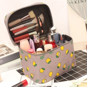 Bolsa de Maquillaje Portátil Impermeable para Mujer, Organizador de Artículos de Aseo de Gran Capacidad, Bolsa de Almacenamiento de Cosméticos - Product Image 4