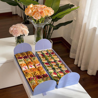Boîte à Desserts Personnalisée de Haute Qualité en Papier Alimentaire avec Poignée pour Chocolats, Gâteaux, Pains et Pâtisseries – Emballage Cadeau pour Boulangerie