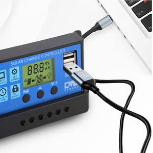 Contrôleur solaire PWM à onde sinusoïdale pure du fabricant d'origine, chargeur photovoltaïque 12V/24V 30A, station de travail solaire pour éclairage, ROHS 24H - Product Image 5