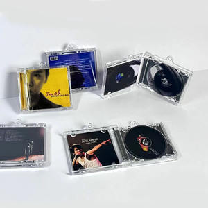 カスタム音楽フォトソングkpop音楽アルバム透明ミニcdボックスnfcキーチェーン - Product Image 1